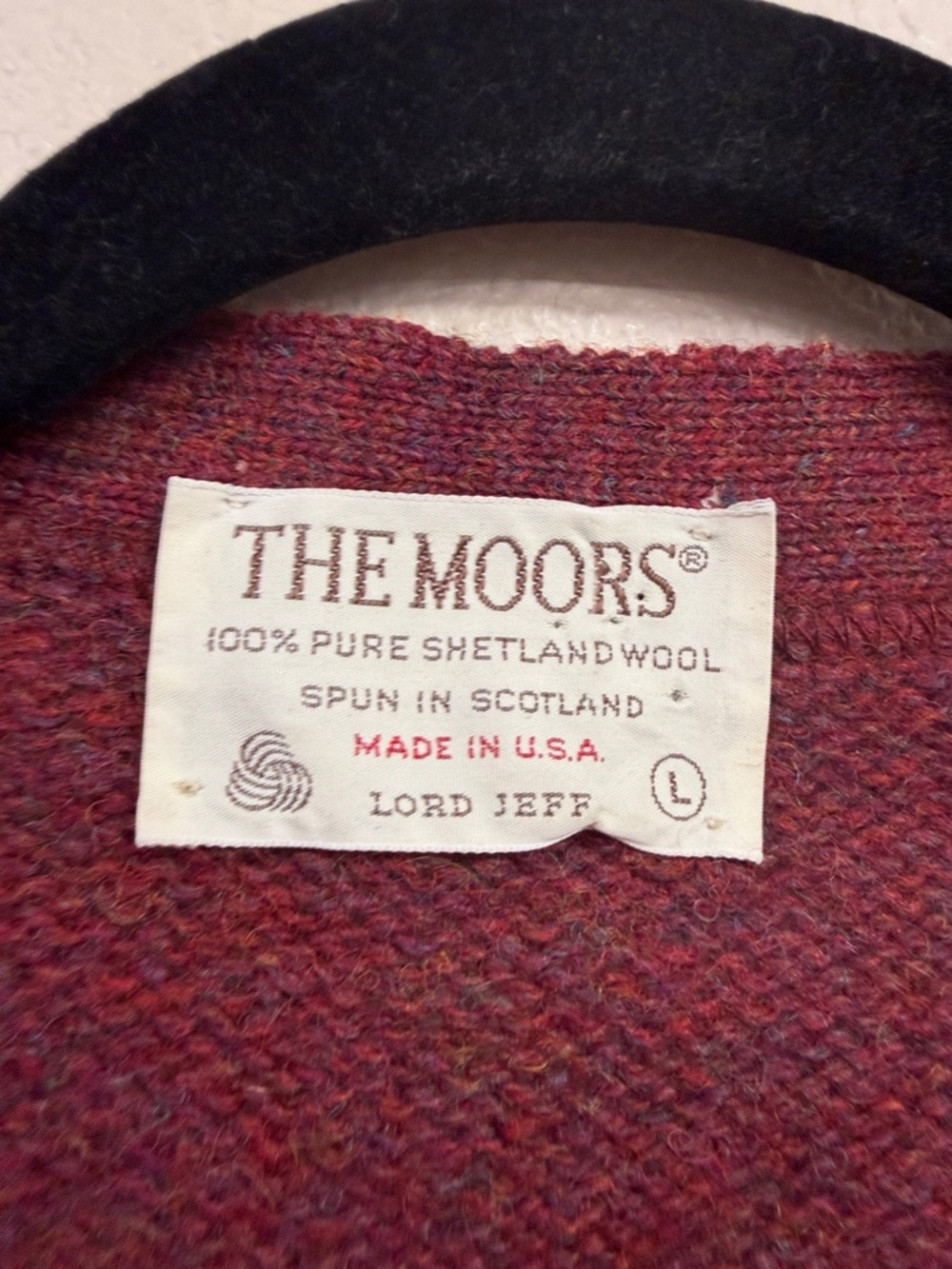 Vintage 100% Wool Cardigan Men’s Size Large - Picture 8 of 8